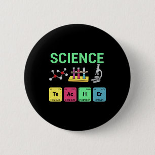 Badge Rond 5 Cm Enseignant Cadeau Sciences Définition de l'enseign