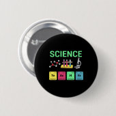 Badge Rond 5 Cm Enseignant Cadeau Sciences Définition de l'enseign (Devant & derrière)