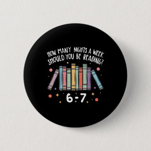 Badge Rond 5 Cm Enseignant Combien de nuits par semaine devriez-vo