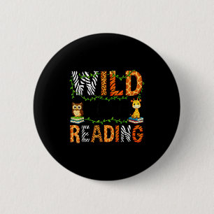Badge Rond 5 Cm Enseignant en lecture enfants garçons filles amate