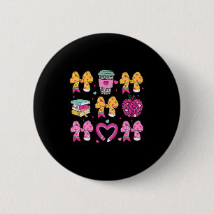 Badge Rond 5 Cm Enseignant Journée de la Saint-Valentin Coquette C