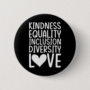Badge Rond 5 Cm Enseignant Spécialisé - Égalité Inclusion Diversit