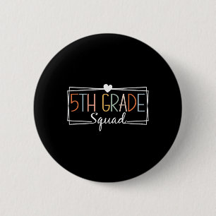 Badge Rond 5 Cm Enseignants de la cinquième année de l'équipe Enfa