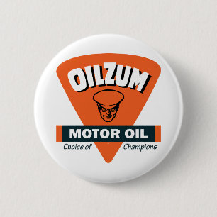 Badge Rond 5 Cm Enseigne ancienne d'huile moteur Oilzum