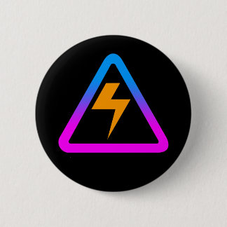 Badge Rond 5 Cm ENSEIGNE RETRO ZAP COREY TIGER Années 80