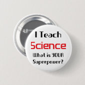 Badge Rond 5 Cm enseignement scientifique (Devant & derrière)