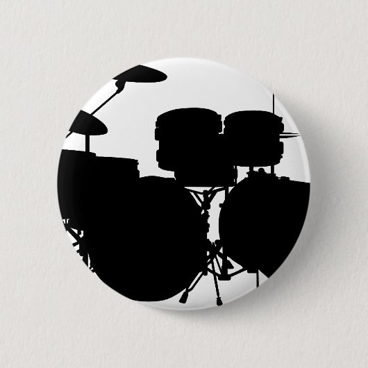 Badge Rond 5 Cm Ensemble à tambour (Devant)