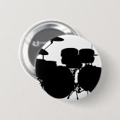 Badge Rond 5 Cm Ensemble à tambour (Devant & derrière)