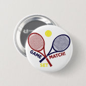 Badge Rond 5 Cm Ensemble de match de jeu (Devant & derrière)