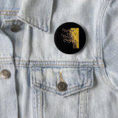 Badge Rond 5 Cm Ensemble nous grimpons ensemble l'escalade (En situation)