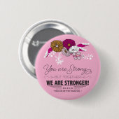 Badge Rond 5 Cm Ensemble nous sommes plus forts (Devant & derrière)