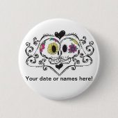 Badge Rond 5 Cm Ensemble, pour toujours (Devant)