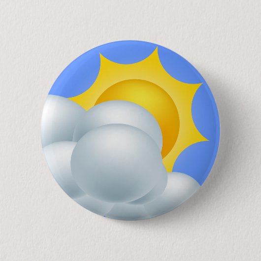 Badge Rond 5 Cm Ensoleillement (Devant)