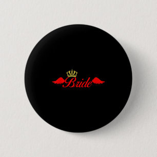 Badge Rond 5 Cm Enterrement de vie de jeune fille de la mariée Fêt