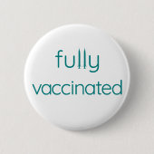 Badge Rond 5 Cm entièrement vacciné (Devant)
