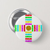 Badge Rond 5 Cm Entouré par OMNOMs (Devant & derrière)