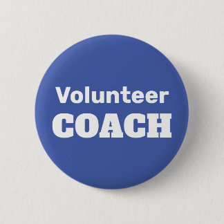 Badge Rond 5 Cm Entraîneur bénévole pour les ligues de loisirs ou