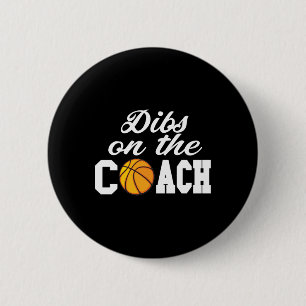 Badge Rond 5 Cm Entraîneur de basket-ball féminin - Cadeau d'entra