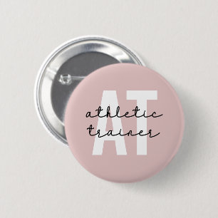 Badge Rond 5 Cm Entraîneur sportif à l'entraînement sportif