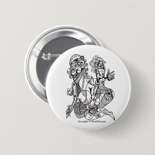 Badge Rond 5 Cm Entre (Devant & derrière)