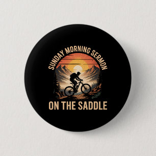 Badge Rond 5 Cm Entre le football et les tâches Papa en VTT
