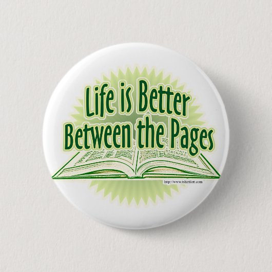 Badge Rond 5 Cm Entre les pages Style vert (Devant)
