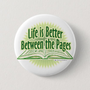 Badge Rond 5 Cm Entre les pages Style vert