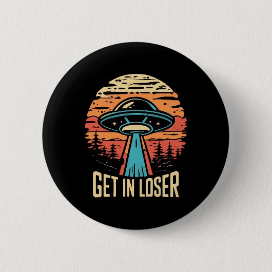 Badge Rond 5 Cm Entre, perdant (Devant)