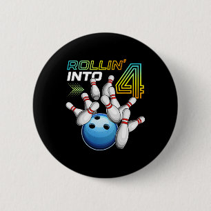 Badge Rond 5 Cm Entrée en scène pour une fête d'anniversaire rétro