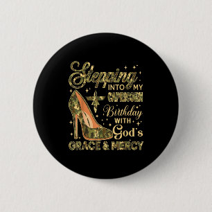 Badge Rond 5 Cm Entrer Dans Mon Anniversaire Capricorne Avec La Gr