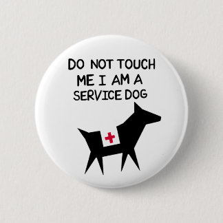 Badge Rond 5 Cm Entretenez le chien