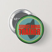 BADGE ROND 5 CM ENTRETENEZ L'ENTRAÎNEUR DE CHIEN ANIMAL (Devant & derrière)
