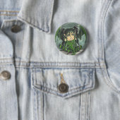 Badge Rond 5 Cm envie verte (En situation)
