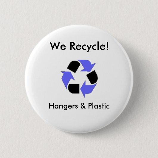 Badge Rond 5 Cm enviroment_logo, nous réutilisons ! , Coup… - (Devant)