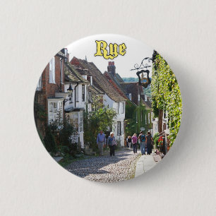 Badge Rond 5 Cm Épatant ! Rye Angleterre