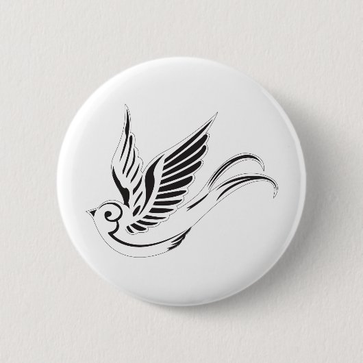 Badge Rond 5 Cm Épervier (Devant)
