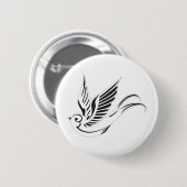 Badge Rond 5 Cm Épervier (Devant & derrière)