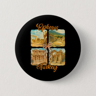 Badge Rond 5 Cm Ephèse Turquie Voyage Séjour Coquette Ephèse Souve