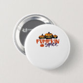 Badge Rond 5 Cm Épice citrouille indispensable (Devant & derrière)