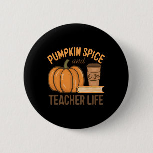 Badge Rond 5 Cm Épices Et La Vie De L'Enseignant Halloween