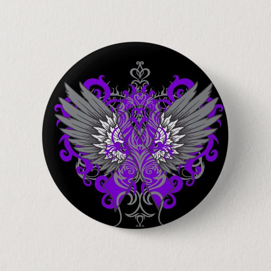 Badge Rond 5 Cm Épilepsie Cool de sensibilisation (Devant)