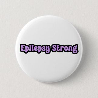 Badge Rond 5 Cm Épilepsie Forte Conscience pourpre