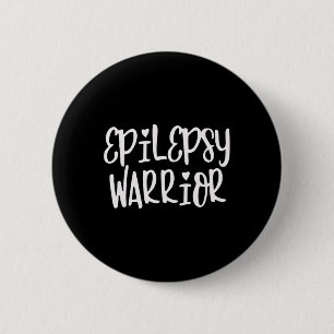 Badge Rond 5 Cm Epilepsie Guerrier Epilepsie Sensibilisation