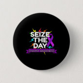 Badge Rond 5 Cm Epilepsy Awareness (Devant)