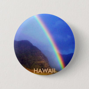 Badge Rond 5 Cm Épinard hawaïen