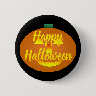 Badge Rond 5 Cm Épingle à bouton de citrouille