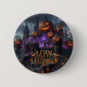 Badge Rond 5 Cm Épingle à bouton Halloween (Devant)