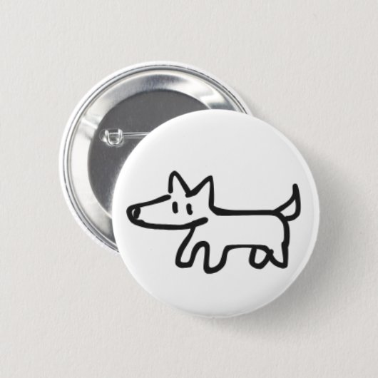 Badge Rond 5 Cm épingle à chien (Devant & derrière)