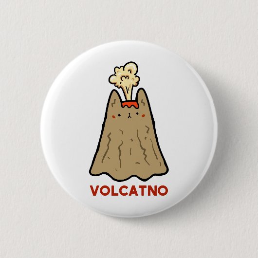 Badge Rond 5 Cm Épingle de bouton de pion de chat sans fard (Devant)