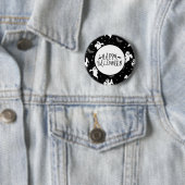 Badge Rond 5 Cm Épingle de fantôme Halloween (En situation)